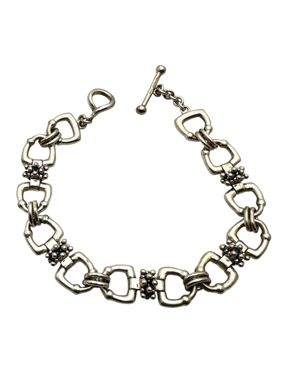 Designer Michael Dawkins Sterling Silver Bracelet 8 Inch 31 Grams